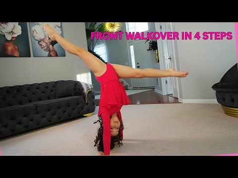 How to Do a Front Walkover in 4 Easy Steps | Sara Teaches