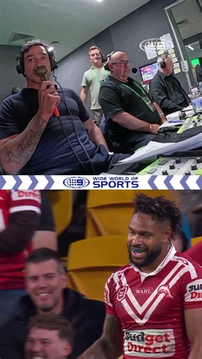 JT is LOVING what he's seeing from the Hammer before Origin... 😍 #9WWOS #NRL