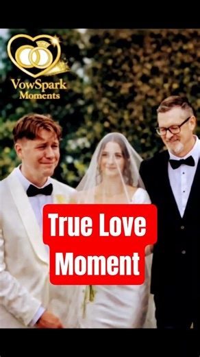 A Groom’s Tears When He Sees His Bride for the First Time ❤️ #shorts