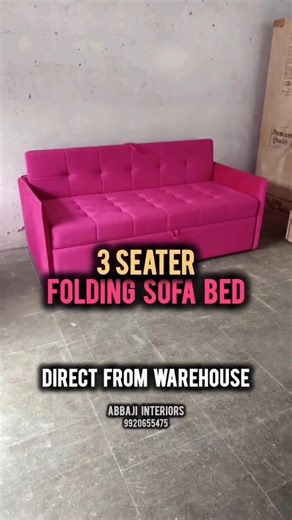 Folding SOFA BED latest space saving furniture 2026 for small bedroom and living room