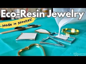 4 Unique Ways to Make Resin Jewelry With STICKERS, Stamps, Paint & Paper!