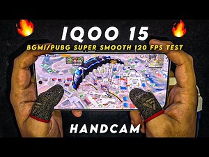 IQOO 15 HANDCAM & BGMI/PUBG 120 FPS TEST 🤯 AFTER 4.2 UPDATE WITH FPS METER #iqoo #iqoo15 #bgmi #pubg
