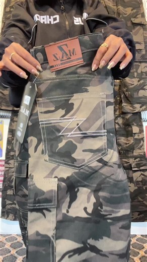 Jean ပျောက်ကျား Cargo Pant မော်လမြိုင်တွင်ရောင်းချမည်