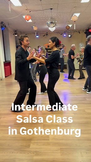 Intermediate Salsa Class in Gothenburg #cubansalsa #salsacubana #timba #salsadancing | David Jascha