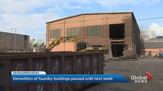 Ontario government pauses demolition at historic foundry site in Toronto