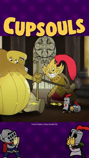 Cupsouls (Dark Souls animated like Cuphead) #shorts #darksouls #gaming #cuphead #eldenring