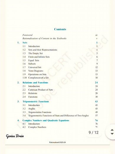 11th Class maths syllabus 2025-26 maths new edition #cbse #syllabus2025 class 11th new edition sylla