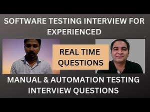 Automation Testing Mock Interview for Experienced | Automation Testing Interview Questions & Answers
