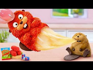 Oh My Mabel 💖 How To Make Mini HOPPERS Cheetos Cheese Sticks 🧀✨ Tina Mini Cooking