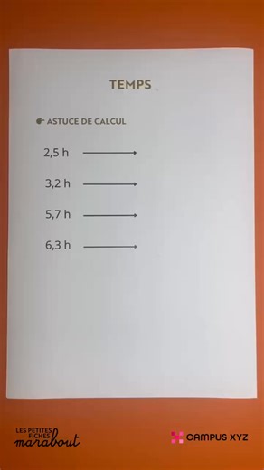 1.6M views · 12K reactions |  Astuce de calcul du temps...