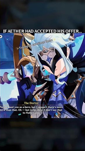 If the main character has joined him #genshinimpact #columbina #shorst