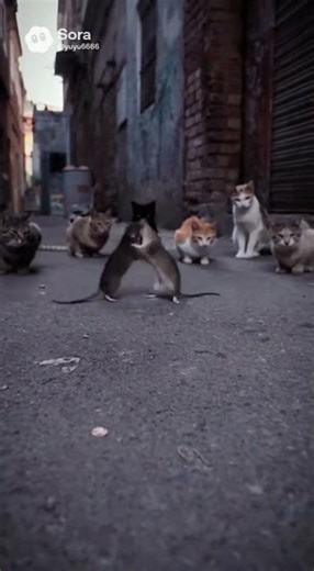 《本能的圍觀：貓與鼠》 (Instinctive Gathering: Cats and Rats)#wildlife、#realdocumentary、#urbanwildlife