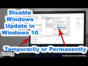 Easy Steps to Disable Windows Update in Windows 10: Temporarily or Permanently