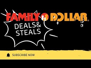 Family Dollar deals & steals....