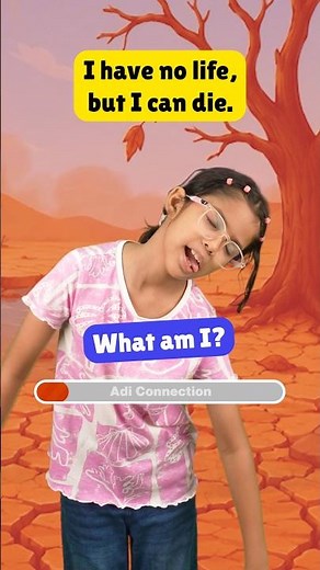 Riddles for Kids - Guess What I Am? 🤔 | Kids Brain Teaser | Adi Connection AC #shorts