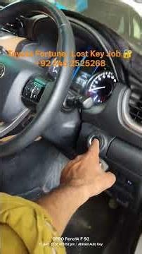 Fortuner Lost Key Programming 0345-2525268