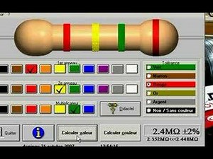 Tutorial resistor calculation program