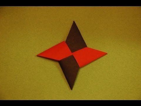Origami Ninja Star Tutorial - How To Make An Origami Ninja Star