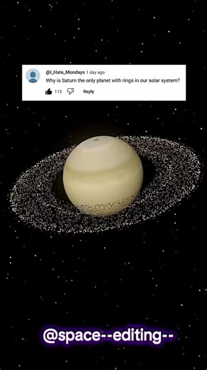 Is Saturn The Only Planet With The Rings? #planets #saturn #Universe #Astronomy #Space