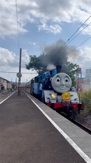 【Japanese real thomas】#大井川鐵道 #合格駅 #トーマス #thomas #train