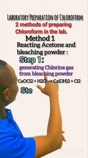 How to prepare Chloroform in the Lab. #chemistrypage