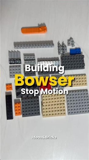 Armando el lego de Bowser en stopMotion parte 1 #StopMotion #nintendo #bowser
