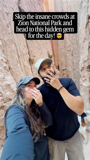 And we had it all to ourselves 🤯 #zionnationalpark #daytrip