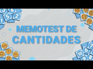 Memotest de Cantidades | APRENDE JUGANDO