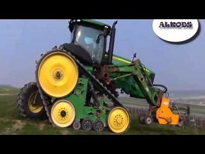 Exceptionnel! JOHN DEERE 8295RT vineyard tracks tractor