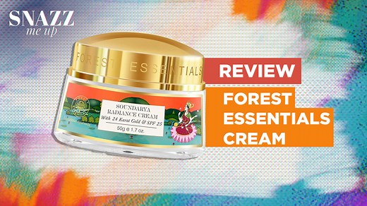 Forest Essentials Soundarya Radiance Cream With 24K Gold & SPF25 Review | Skincare | Snazz Me Up