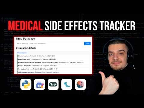 Medical AI Project: Side Effects Tracker in Python