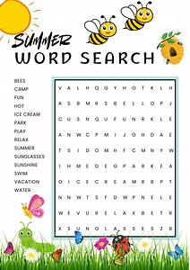 Summer Word Search Puzzle Printable – Fun Educational Worksheet With Answer Key – Beach Themed Game for Kids, Teens & Adults PDF - Etsy Canada