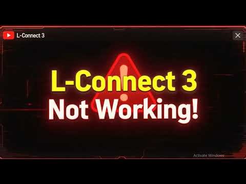 How to fix L Connect 3 not working and firmware won't update on Lian Li devices