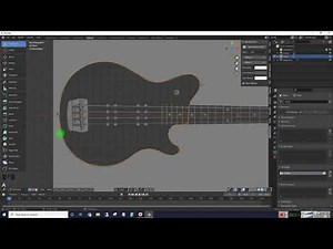 3D Bass Guitar Body using Blender 2.9 Part 1
