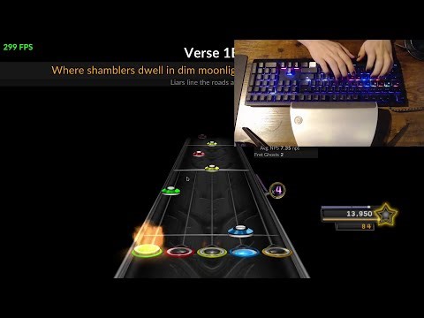my guide for playing clonehero on the keyboard