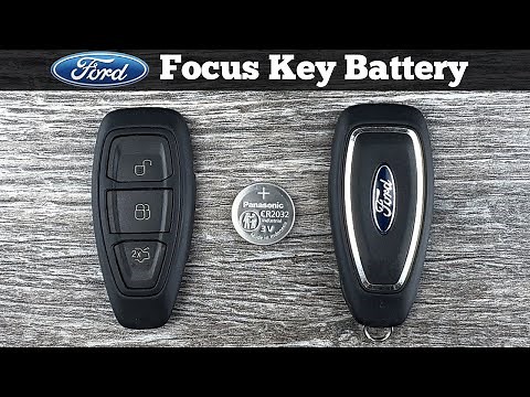 How To Replace FORD FOCUS Remote Key Fob Battery 2012 - 2018 DIY Change Replacement Key Batteries