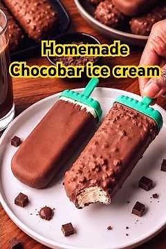 Homemade Chocobar - Childhood Choco Ice Cream 🍫❄️ | Kids Favourite Nostalgic Ice Cream 😍