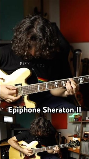 Epiphone Sheraton II in the mix 🎸 #guitar #guitarist #epiphone #sheraton #epiphoneguitars