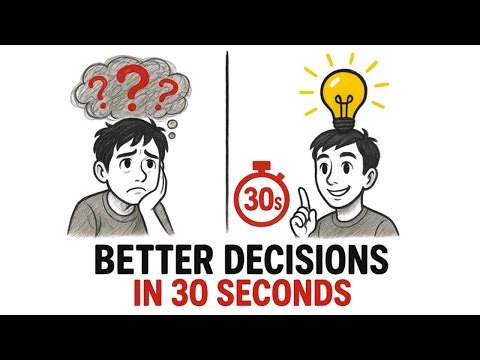 How to Make Better Decisions in 30 Seconds