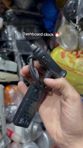 Dashboard Clock with Voltage and Thermometer Options