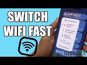How to Quickly Switch Between Wifi Network 2.4Ghz/5G on iPhone