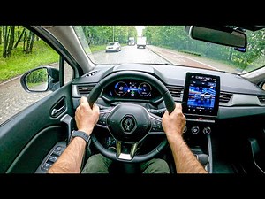 NEW Renault Captur Plug-In Hybrid (160 HP) | 0-100 | POV Test Drive #775 Joe Black