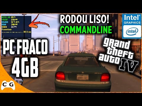GTA 4 On A Weak PC With 4GB Of RAM Without Intel HD Graphics #588