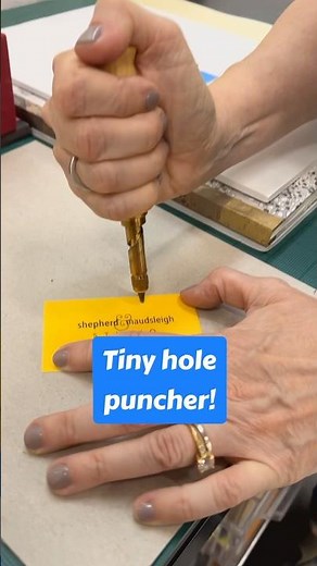 Teeny Tiny Hole Puncher for Book Arts