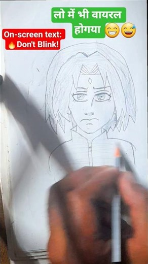 How to Draw Sakura Haruno 🌸 | Easy Anime Drawing #Shorts #SakuraHaruno #AnimeDrawing #Naruto #art