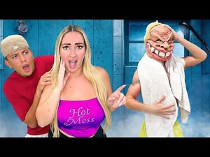 WE CAUGHT THE TEETH MONSTER SHOWERING IN OUR BATHROOM…
