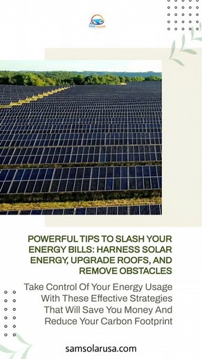 Are you tired and frustrated with constantly rising energy bills? Well, worry no more! I'm here to share some powerful tips that will help you slash your energy bills and save money in the long run. One effective way to do this is by harnessing the power from the sun through solar energy. Not only will this reduce your reliance on fossil fuels, but it will also significantly lower your energy costs. Another tip is to consider upgrading your roof. A new roof can provide better insulation, thus re