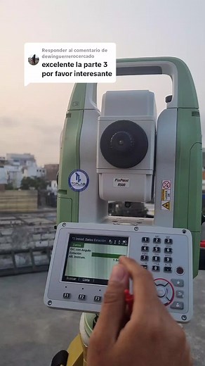 Estación Total Leica TS07 Tutorial: Creación de Punto y Guardado