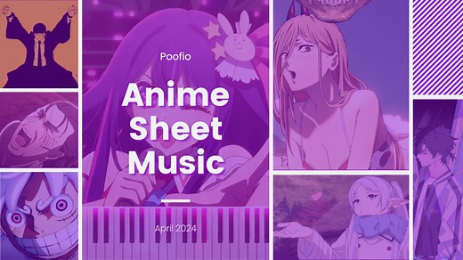 [ FREE ] 🎹 Sheet Music for Anime Openings !