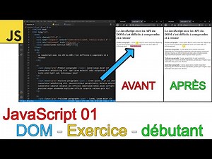 JavaScript01-DOM-Exercice-Faire apparaître des paragraphe en cliquant sur un lien-Débutant